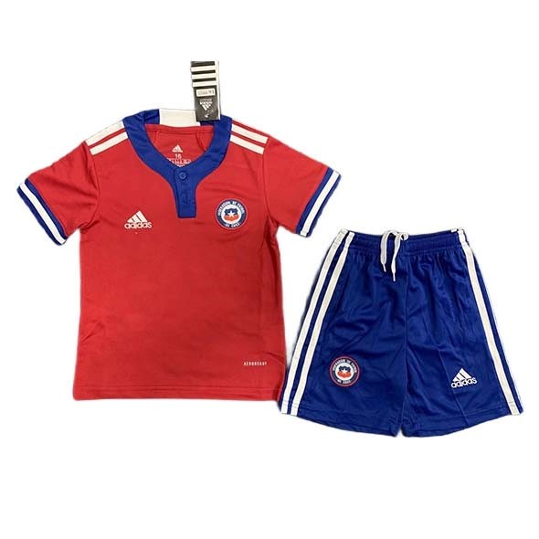 Camiseta Chile Primera equipo Niño 2022 Rojo